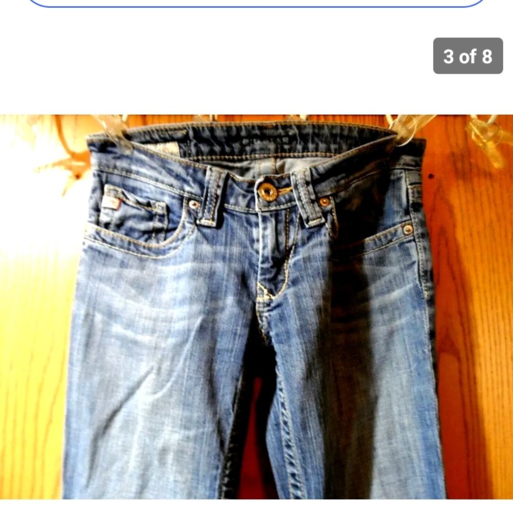BIG STAR JEANS The Buckle sz 25R Casey Designer denim medium wash - Picture 3 of 8